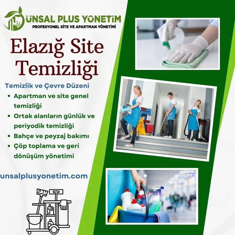 Elazığ site temizliği